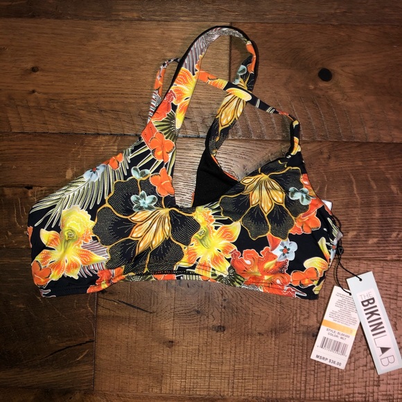 The Bikini Lab Other - NWT floral swim top